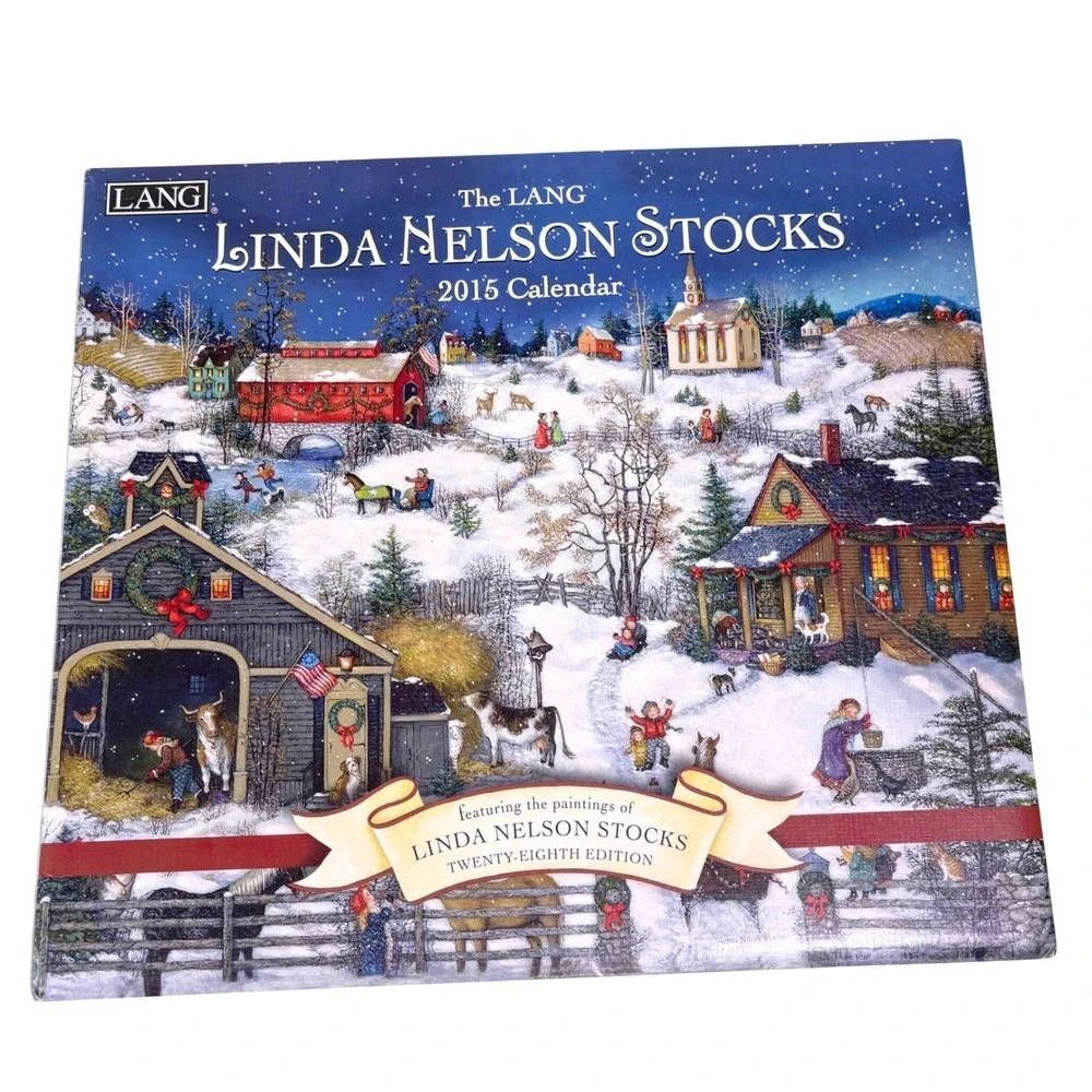 Lang Wall Calendars Art Paintings Lot of 6 Winget Kinkade Stocks Berry Landry